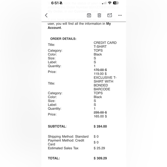 black Alexander wang tee - Picture 4 of 4